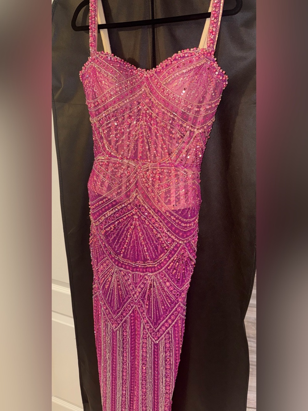 Albina Dyna Blush Gown - Picture 4 of 9